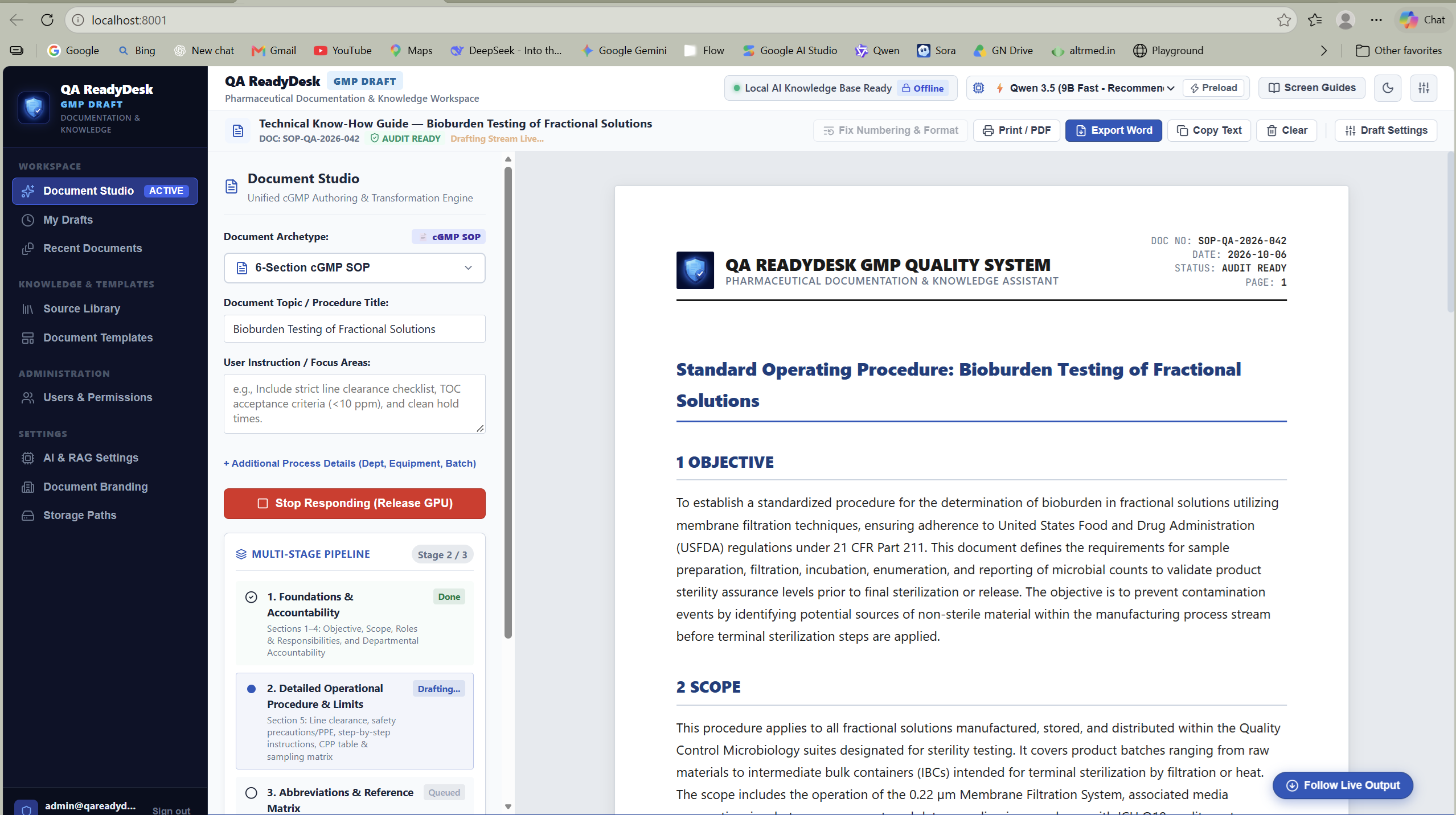 Word Templates Python ReadyDesk | Focused pharmaceutical workflow tools